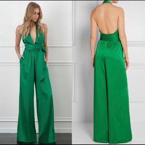 Rachel Zoe Kelly Green Ainsley Jumpsuit